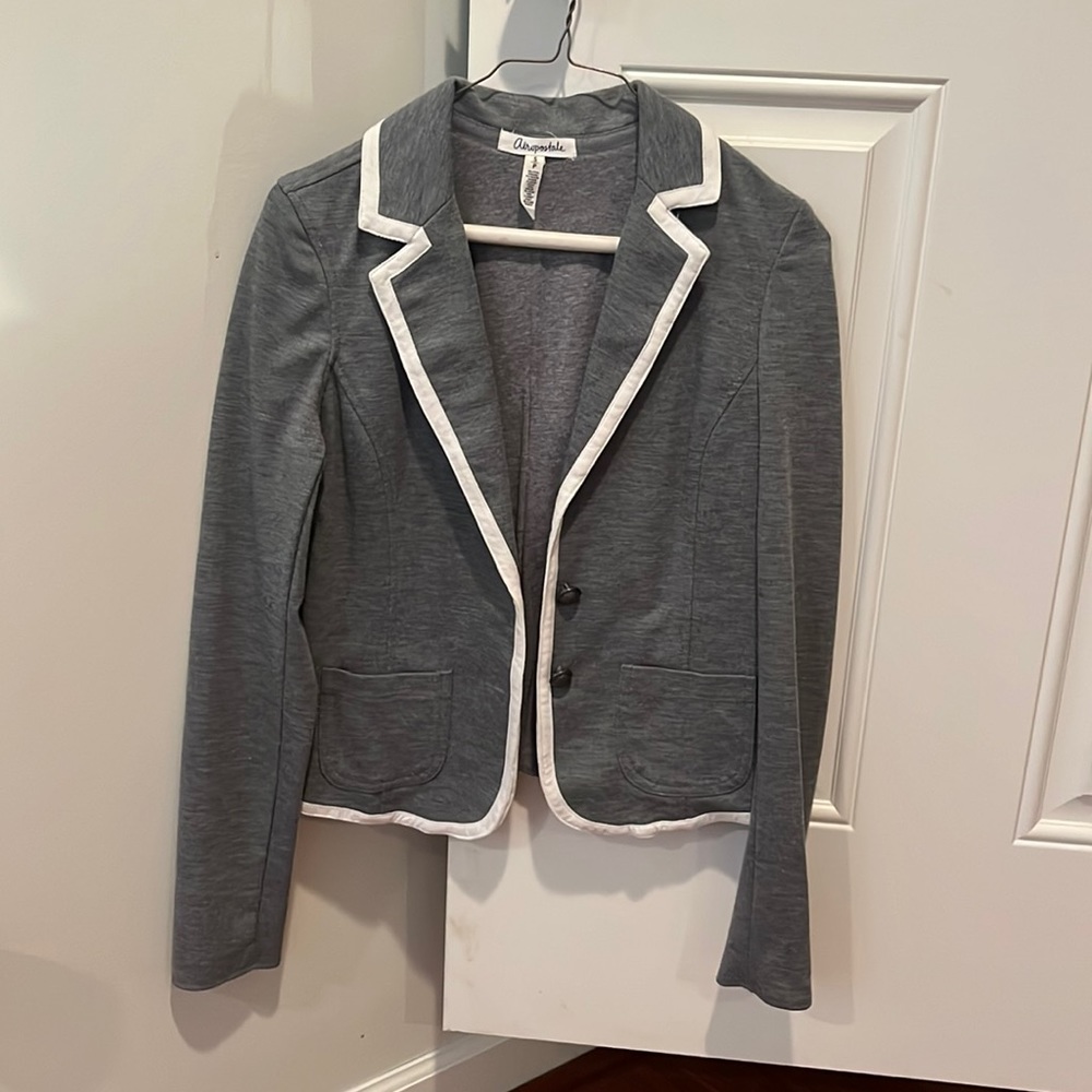 Grey/Gray blazer